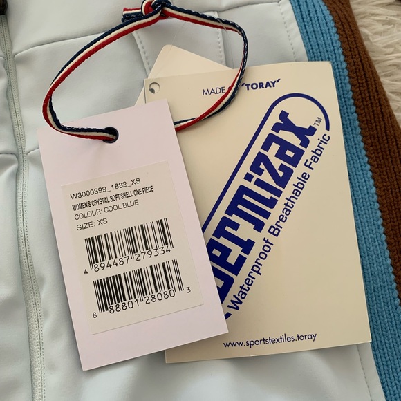 NWT perfect moment striped belted ski suit - Picture 8 of 10